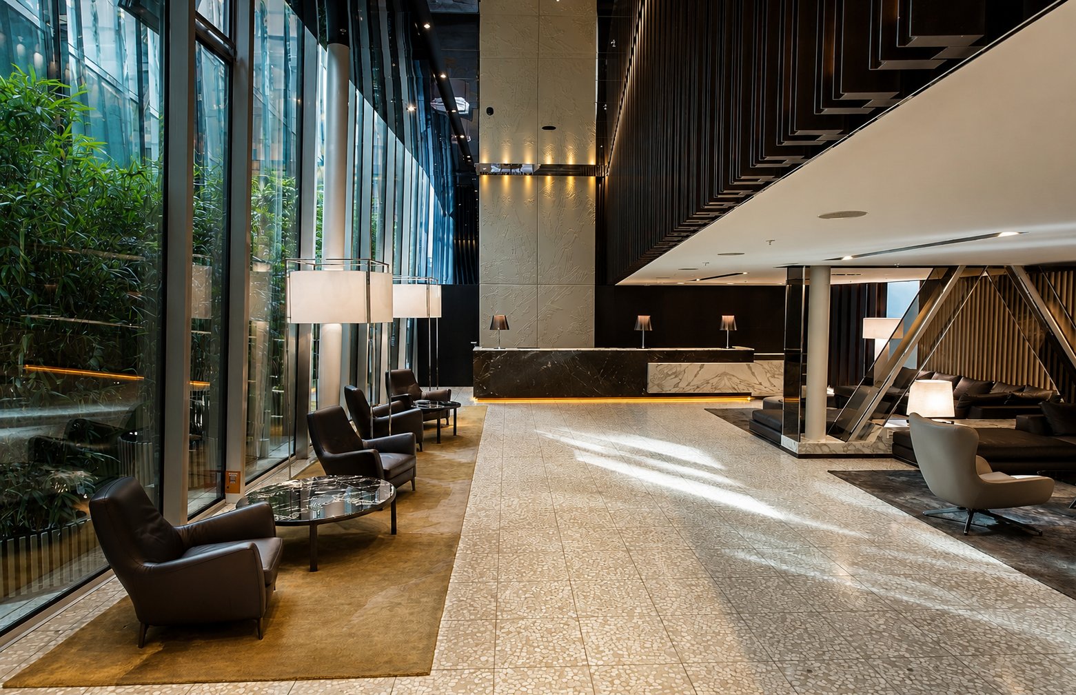 Completed commercial interior renovation